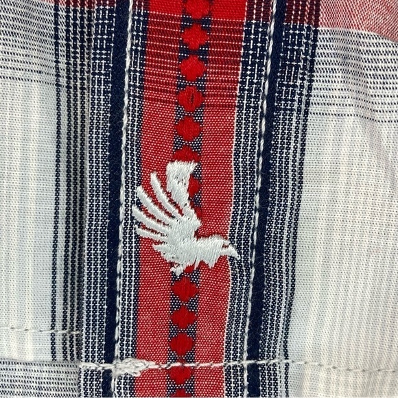 Cody James Men’s Pearl Snap Western Shirt Small Red Plaid Cowboy Holiday Rodeo - Picture 6 of 13